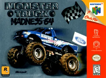 Monster Truck Madness 64 (USA) box cover front